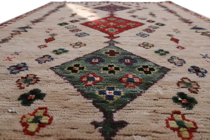 Antique Moroccan Handmade Rug 1001 Close-up 2