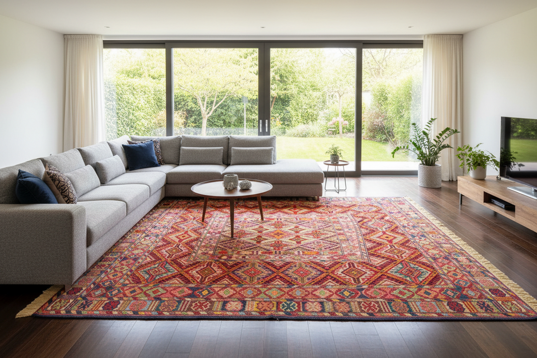 Biljik Daizangi handmade killim Rug 5.5x4.2 Ft