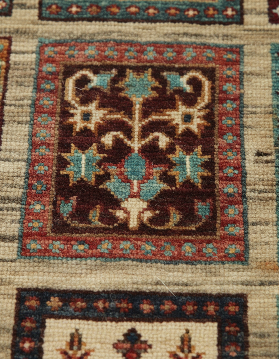 Khurjin Antique Handmade Rug 4x6 FT