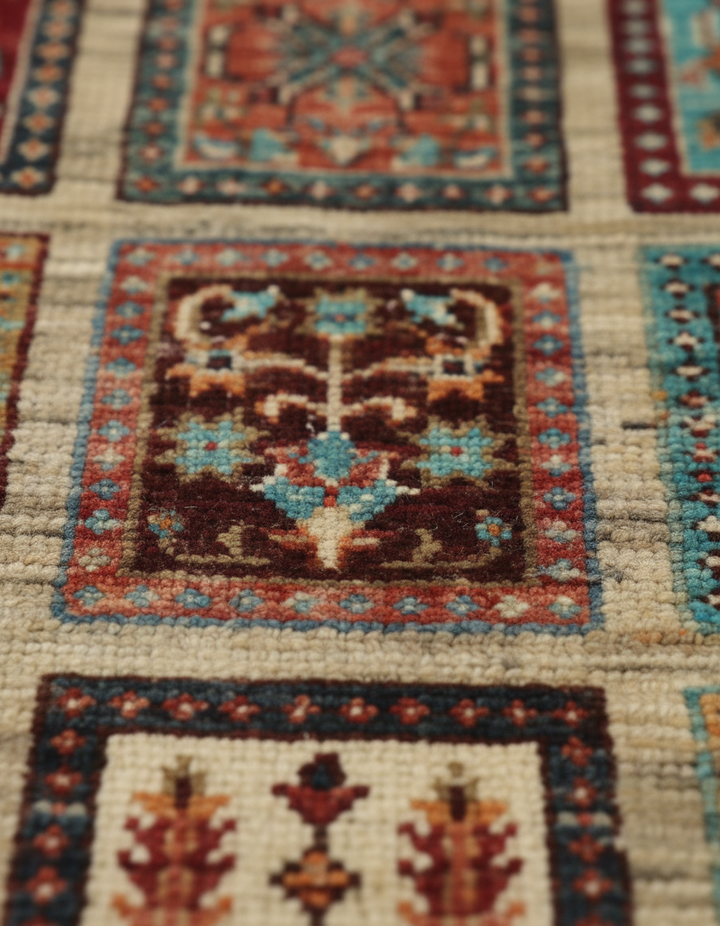 Khurjin Antique Handmade Rug 4x6 FT