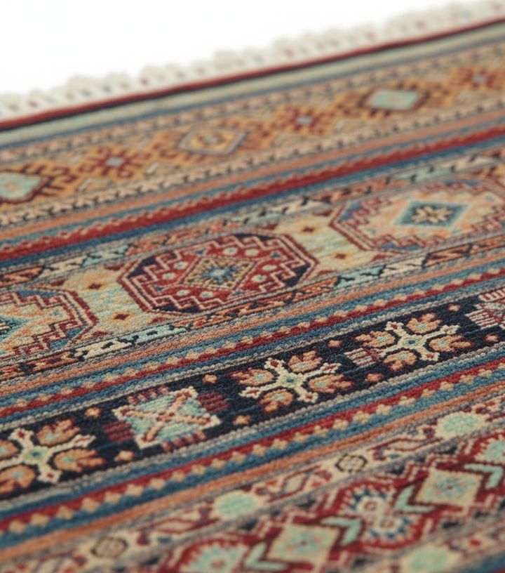 Khurjin Antique Handmade Rug 5.2X6.6 FT