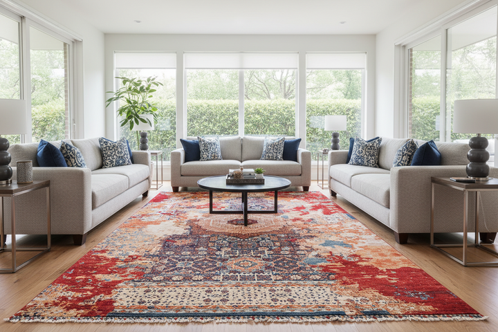 Earse Mamlook Handmade Rug 7.10x5.8 Ft