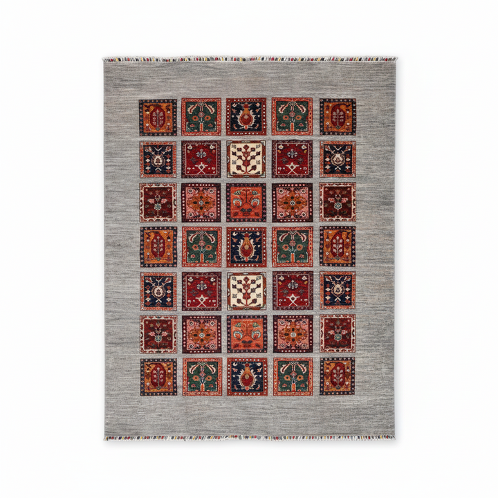 Khurjin Multi Handmade Rug 5x7 FT