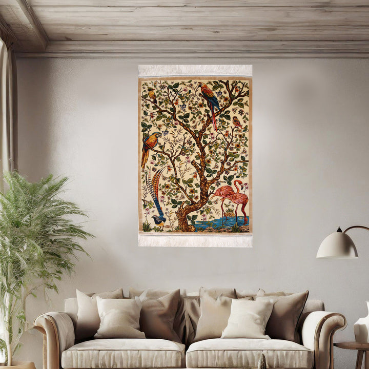 Supreme Fine Persian Silk Rug 2.5x4 Ft