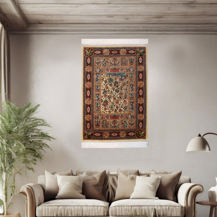 Supreme Fine Persian Silk Rug 2.5x4 Ft