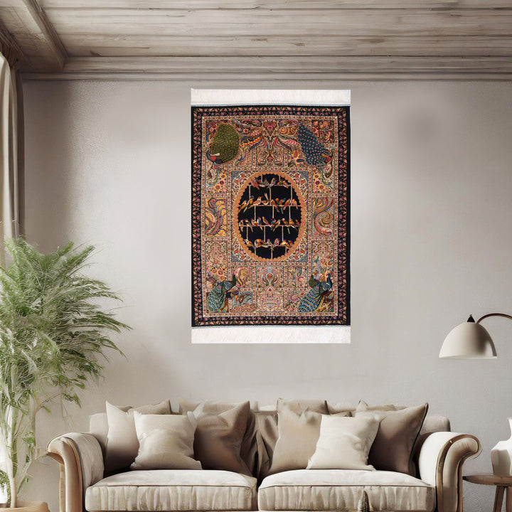 Naqshband Supreme Fine Persian Silk Rug 2.5x4 Ft