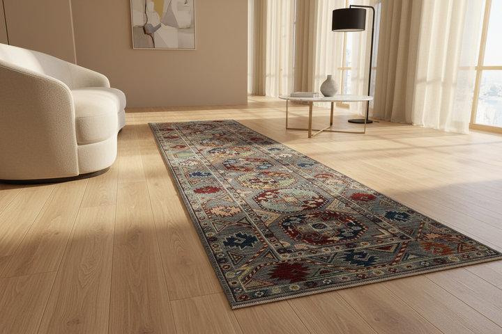 Khurjin Handmade Rug 13.6X2.5 FT