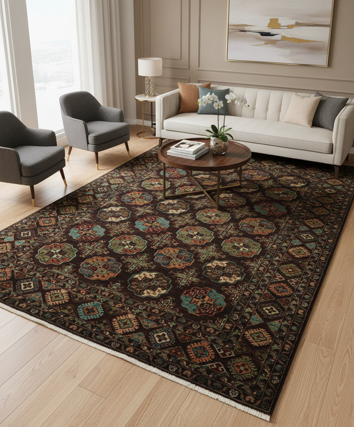 Khurjin Traditional Handmade Rug 5.6X7.9 FT