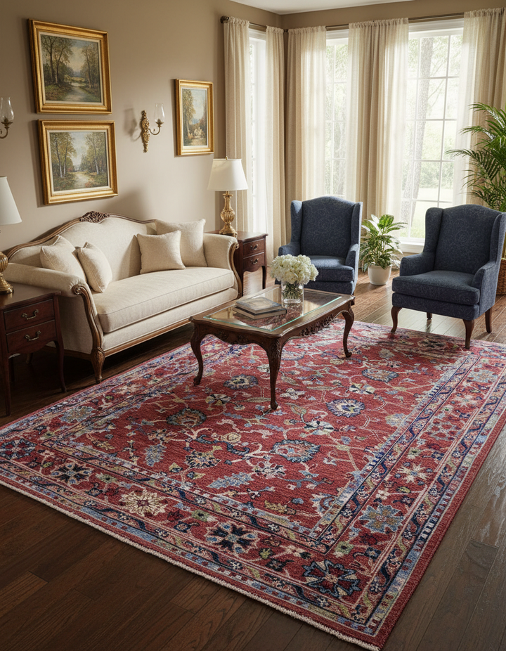 Khurjin Rich Handmade Rug 6.6X5 FT