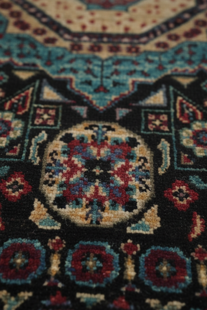 Traditional Handmade Mamluk Rug 3.11x5.11 FT