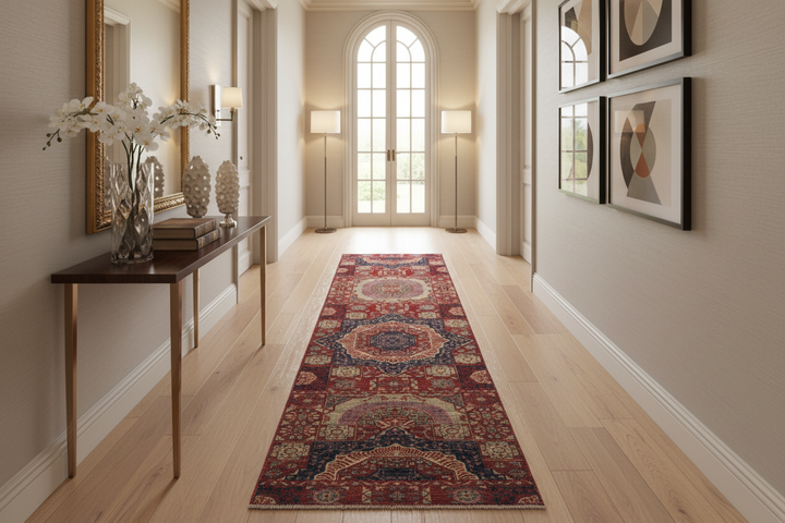 Multi Handmade Mamluk Runner 5053 Lifestyle