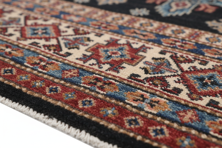 Multi Rust Super Kazak Rug 2833 Close-up 1