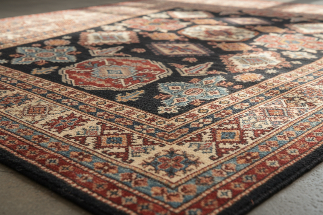 Multi Rust Super Kazak Rug 2833 Close-up 2