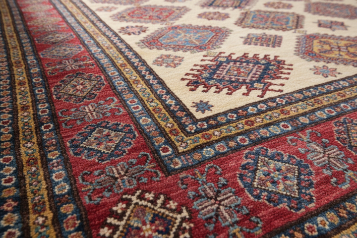 Multi Super Kazak Rug 3536 Close-up 2