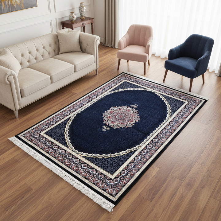 Navy Blue Super Persian 5x8 FT