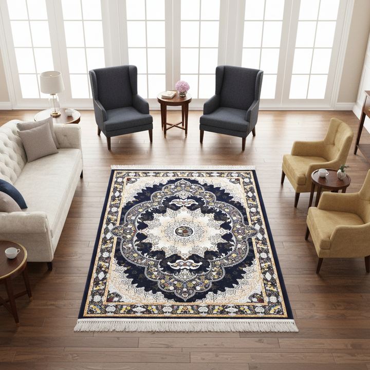 Dark Blue Super Persian 4x6 FT