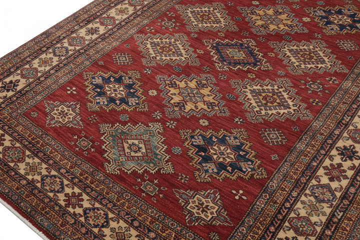 Rust Super Kazak Rug 2752 Close-up 3