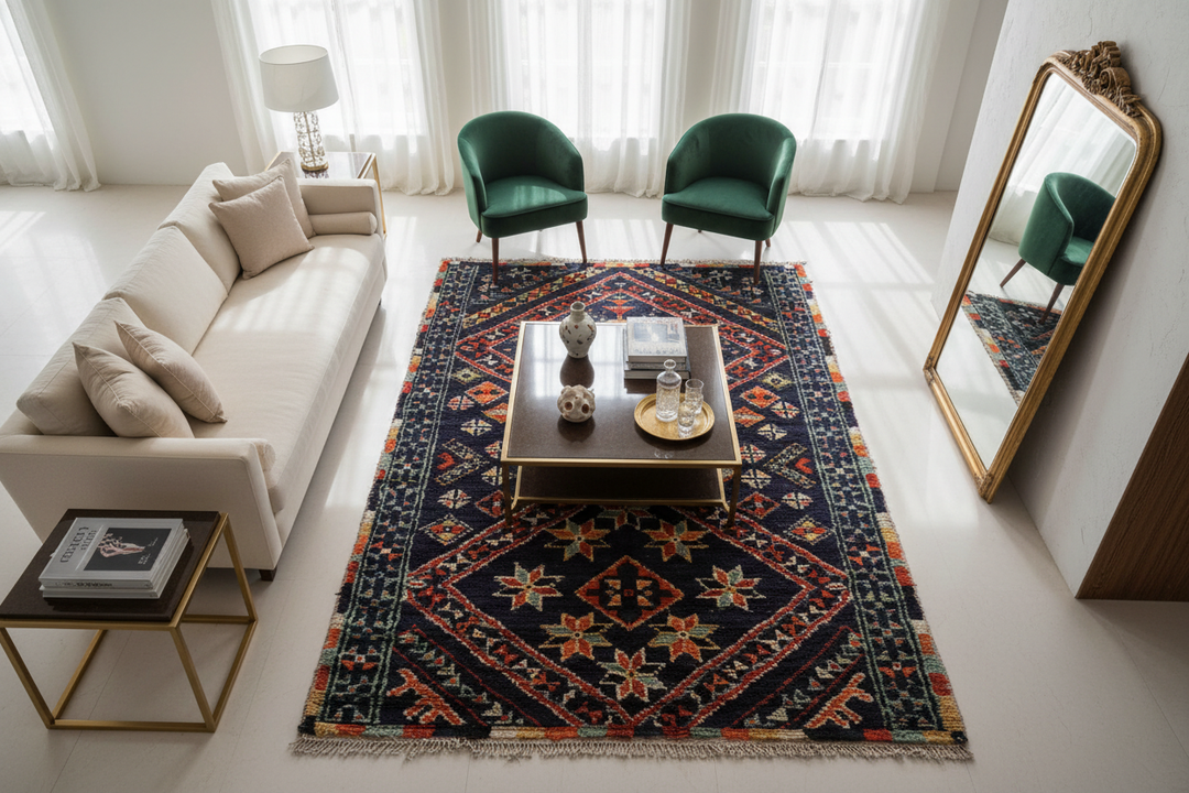 Traditional Moroccan Handmade Rug 9009 Lifestyle