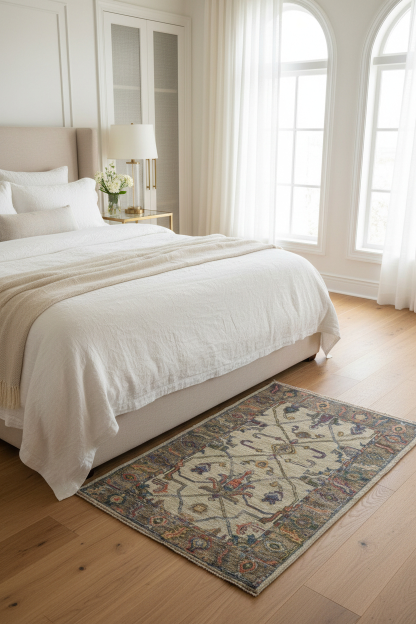 Traditional Oushak Rug Lifestyle