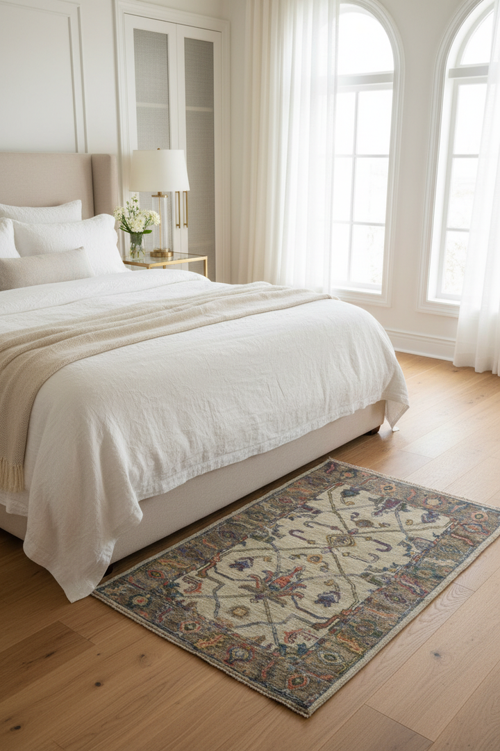 Traditional Oushak Rug Lifestyle