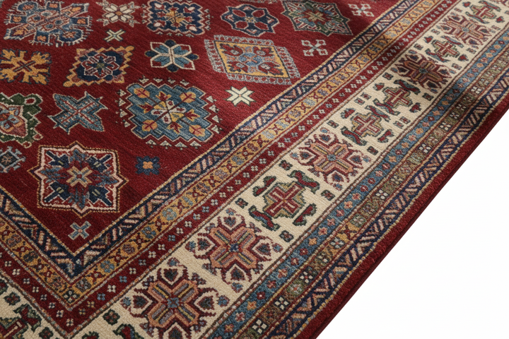 Traditional Super Kazak Rug 2269 Close-up 3