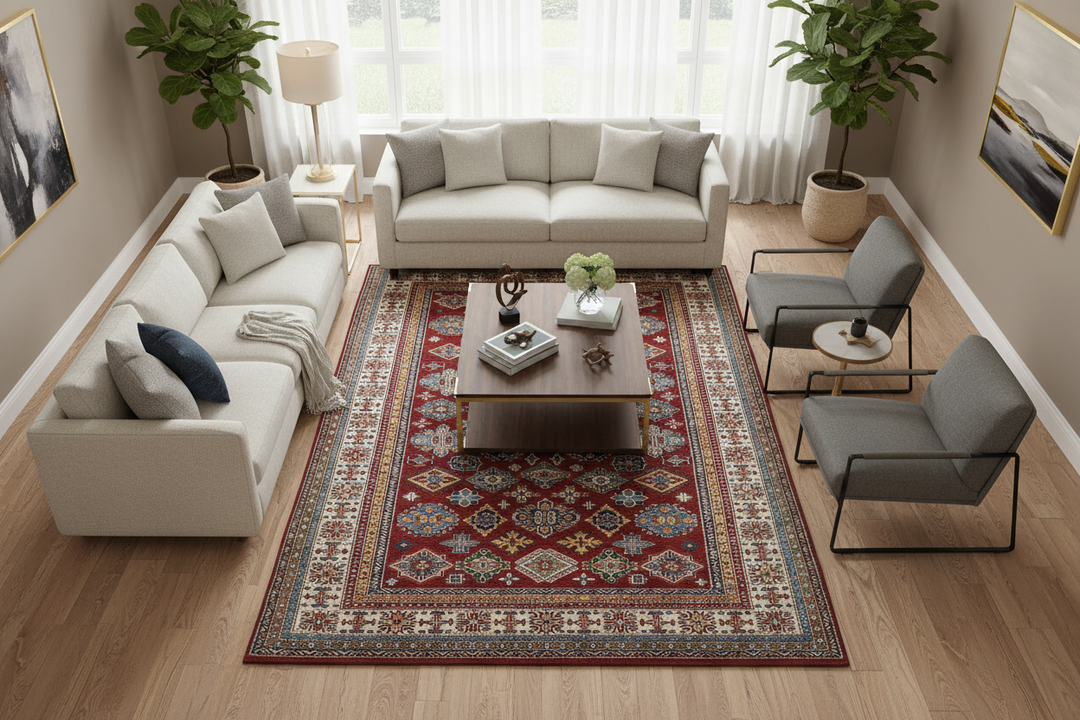 Traditional Super Kazak Rug 2269 Lifestyle