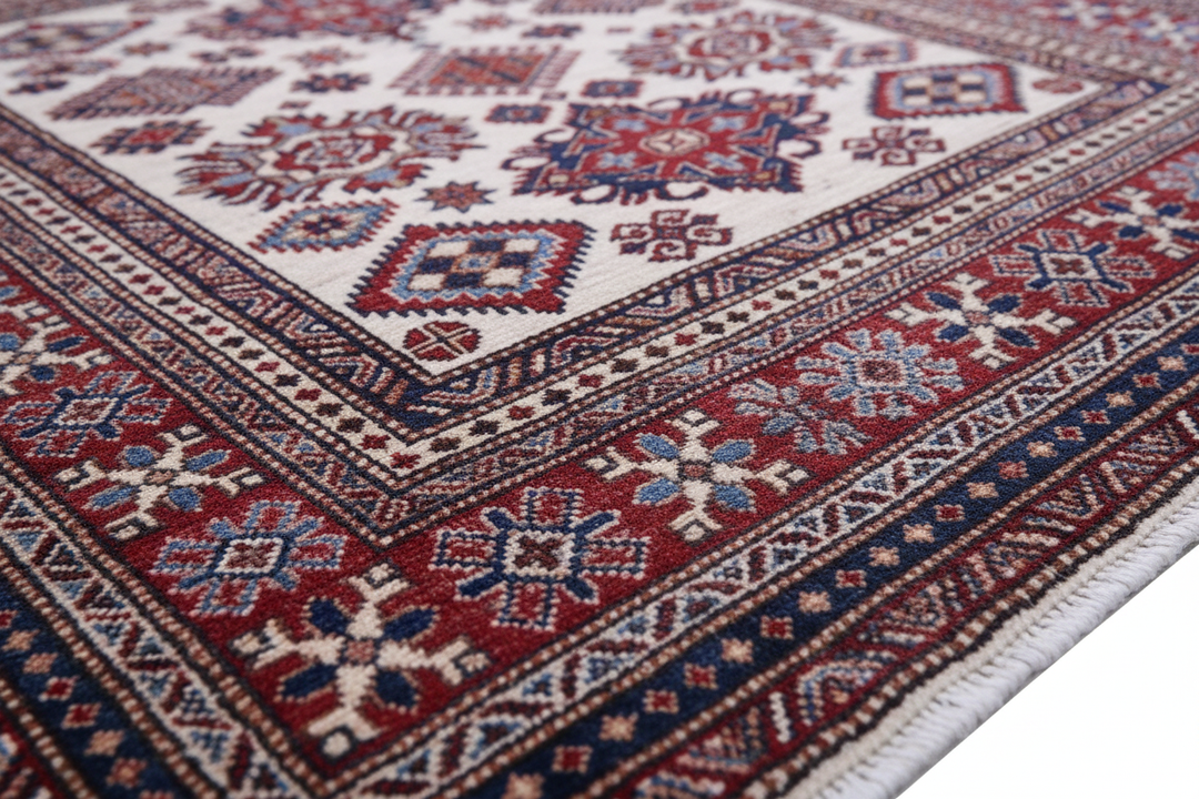 Traditional Super Kazak Rug 2461 Close-up 2