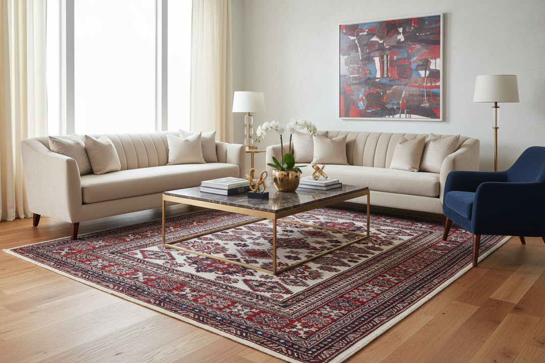 Traditional Super Kazak Rug 2461 Lifestyle