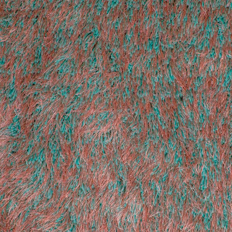 Firozi Gold Shaggy Rug 4x6 ft