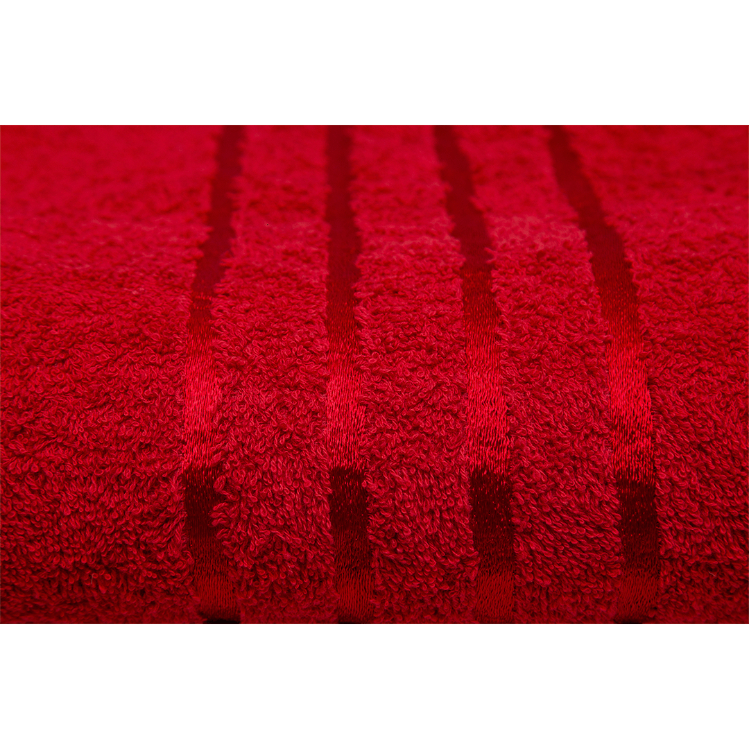 Cotton Towel Set - 2 Pieces - Red