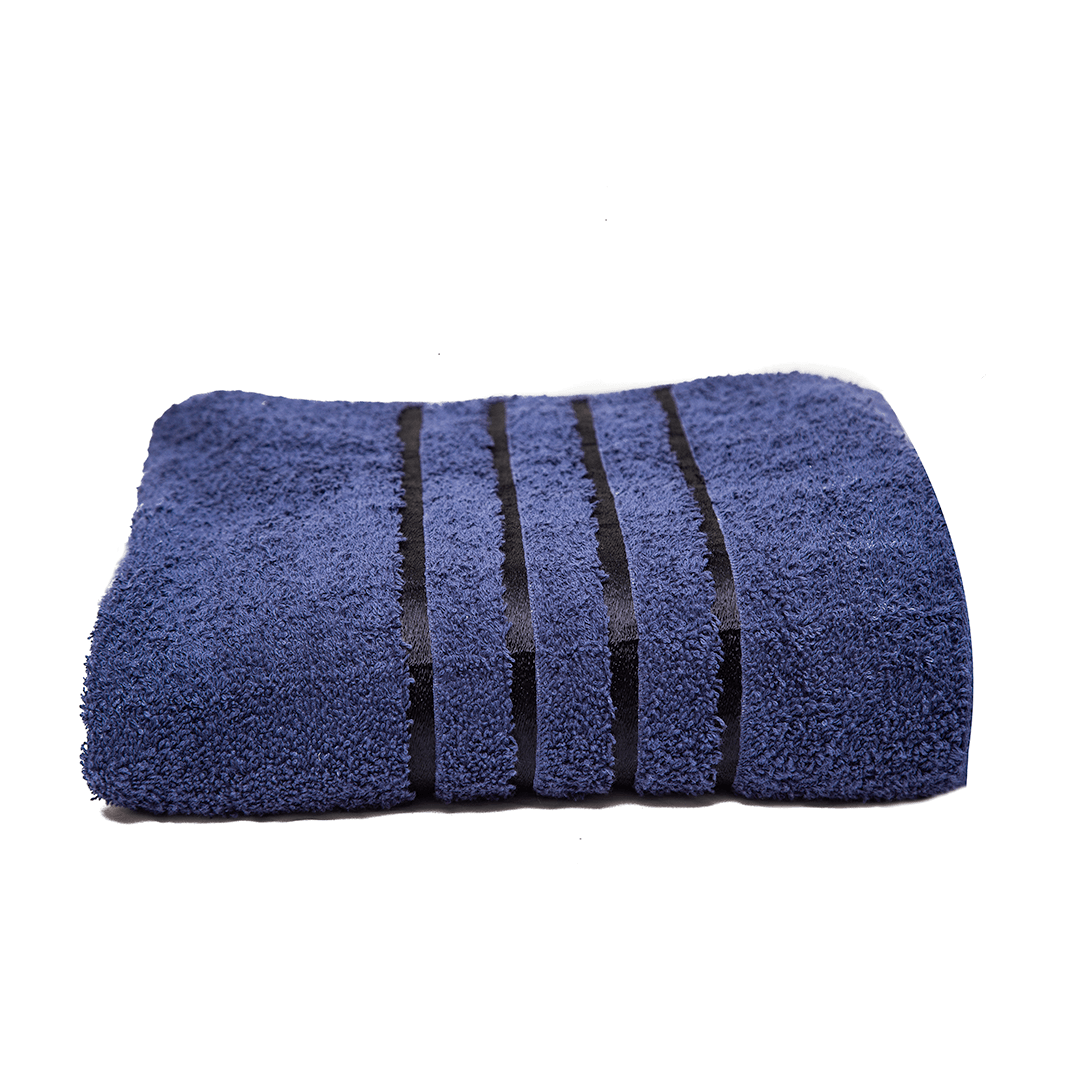 Cotton Towel Set - 2 Pieces - Navy Blue