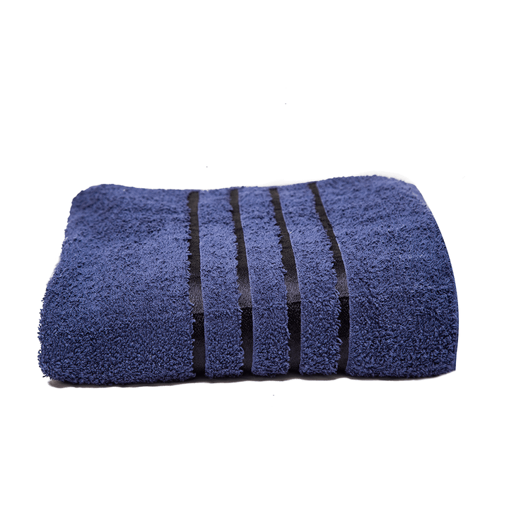 Cotton Towel Set - 2 Pieces - Navy Blue