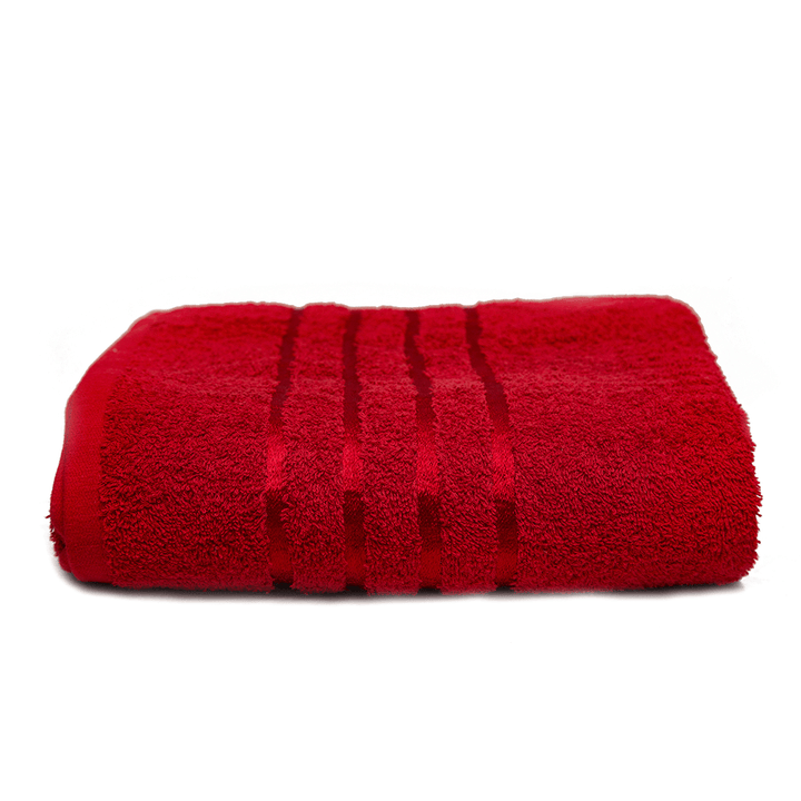 Cotton Towel Set - 2 Pieces - Red