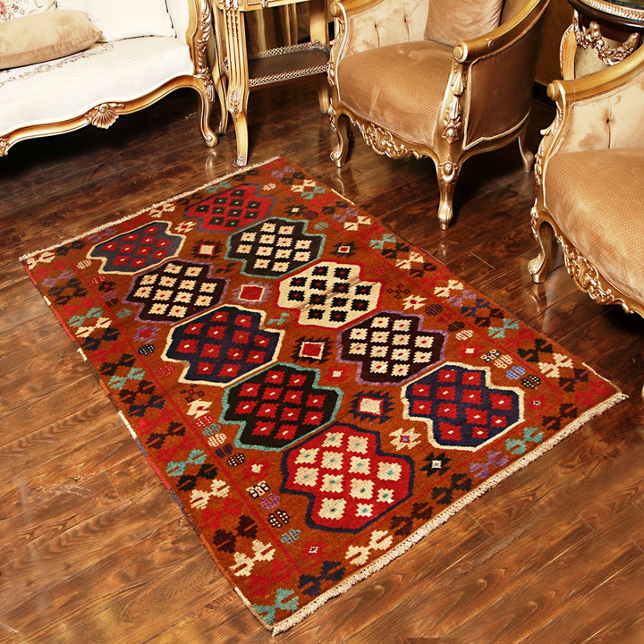 Balochi Rug - 4x6 Ft