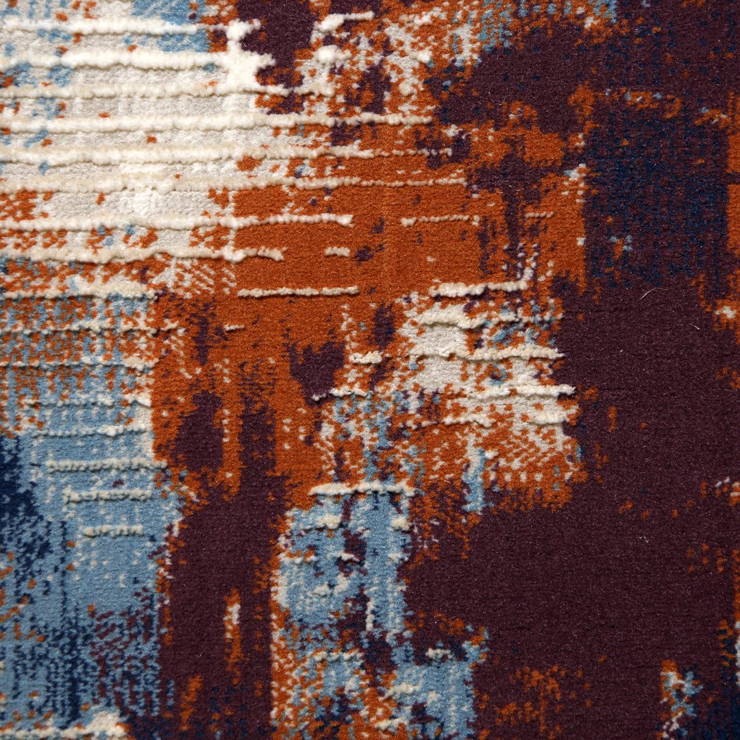 Multi Stripe Turkish Rug 4x6 ft