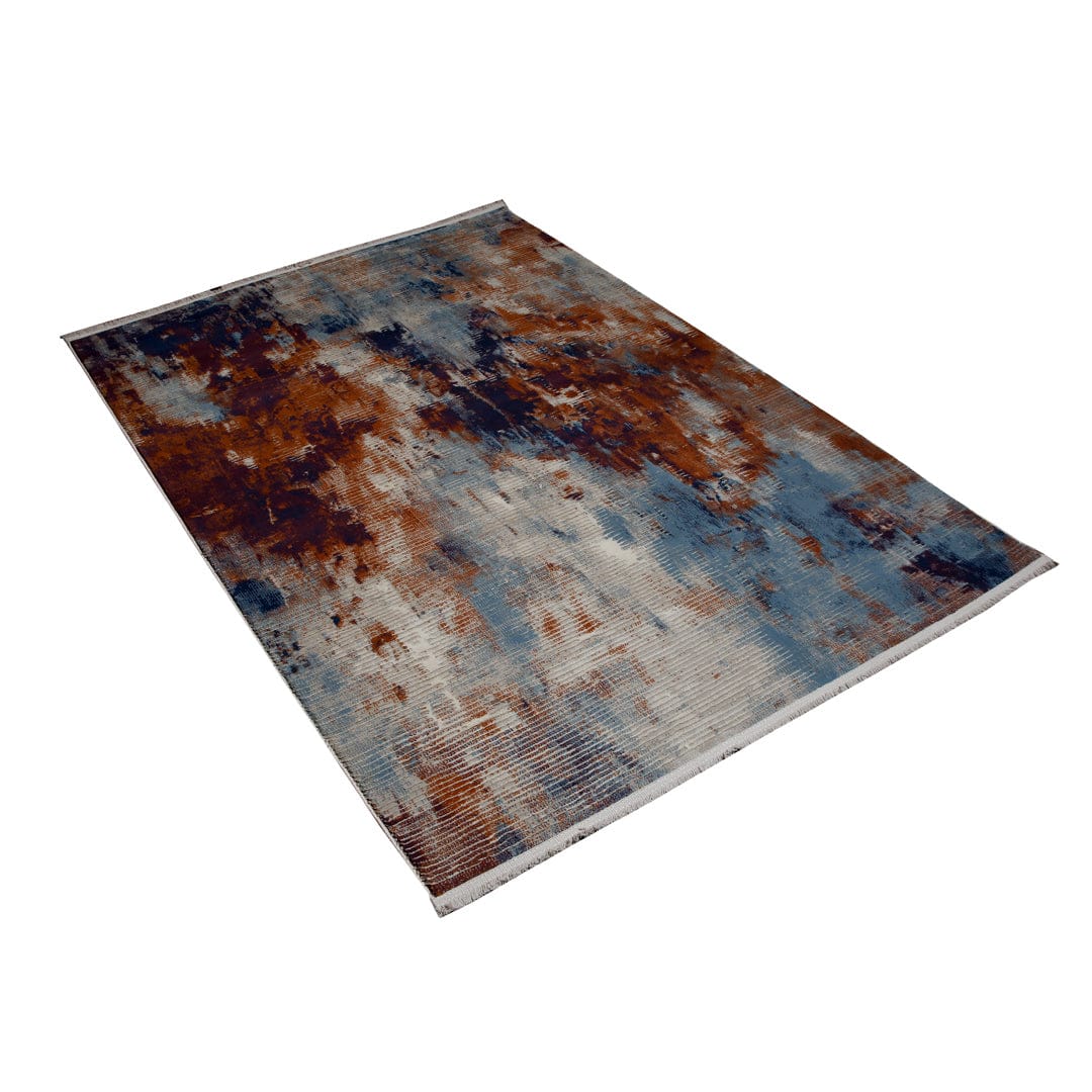 Multi Stripe Turkish Rug 4x6 ft