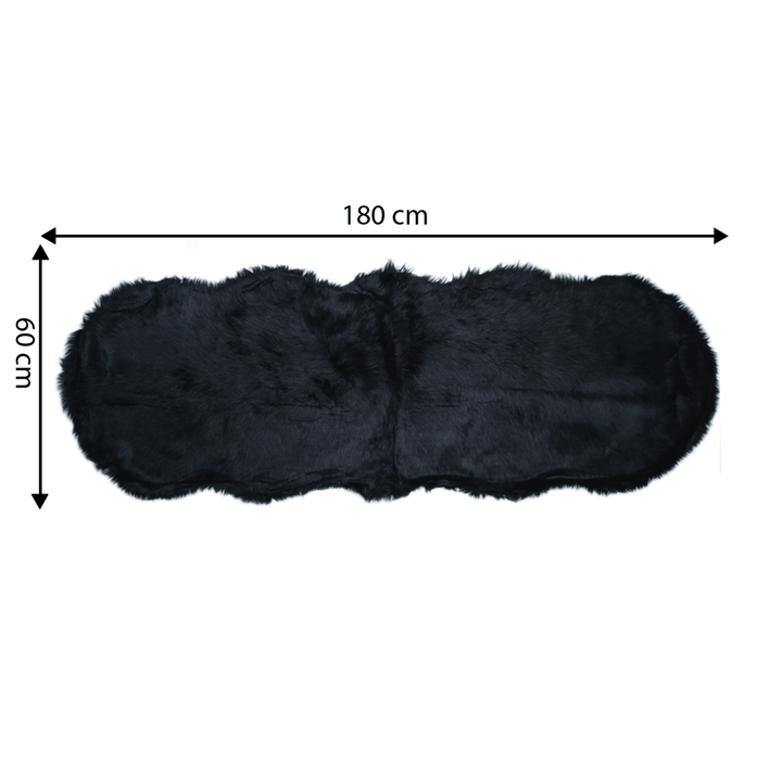 Black Fur-Runner SHAPE 2x6 ft