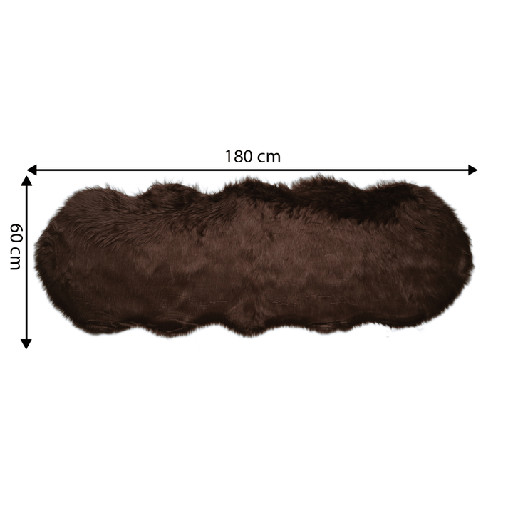 Brown Fur-Runner 2x6 ft