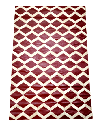 Cow Skin Patchwork Rug 4X6 ft