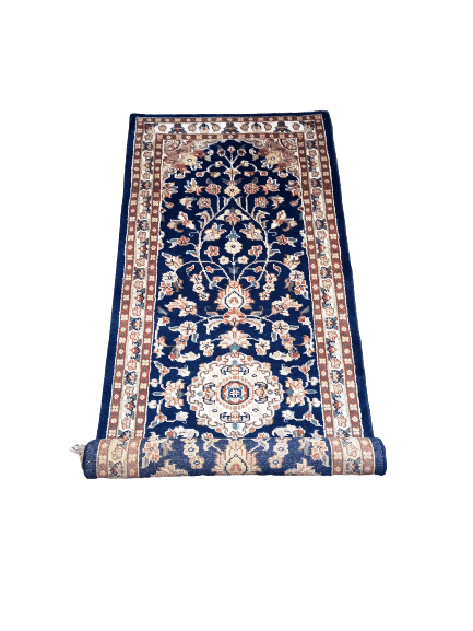 Handknotted Silk Runner 2x6 ft