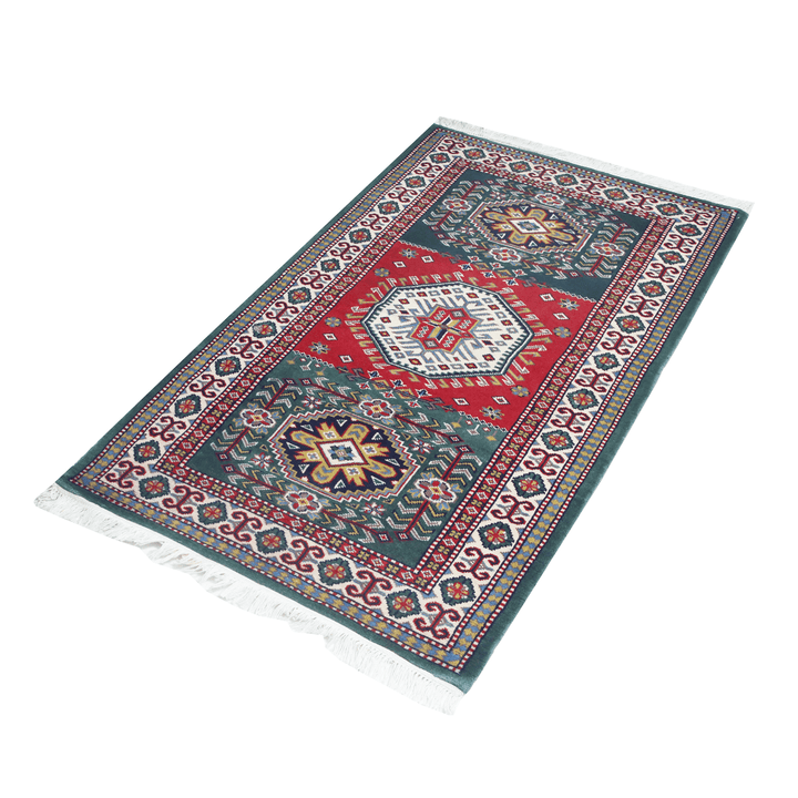 Handknotted Silk Rug 2.5x4 Ft