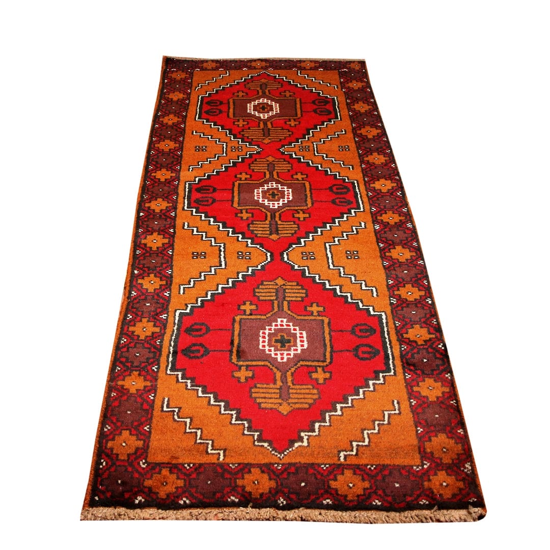 Balochi Rug - 2x6 Ft