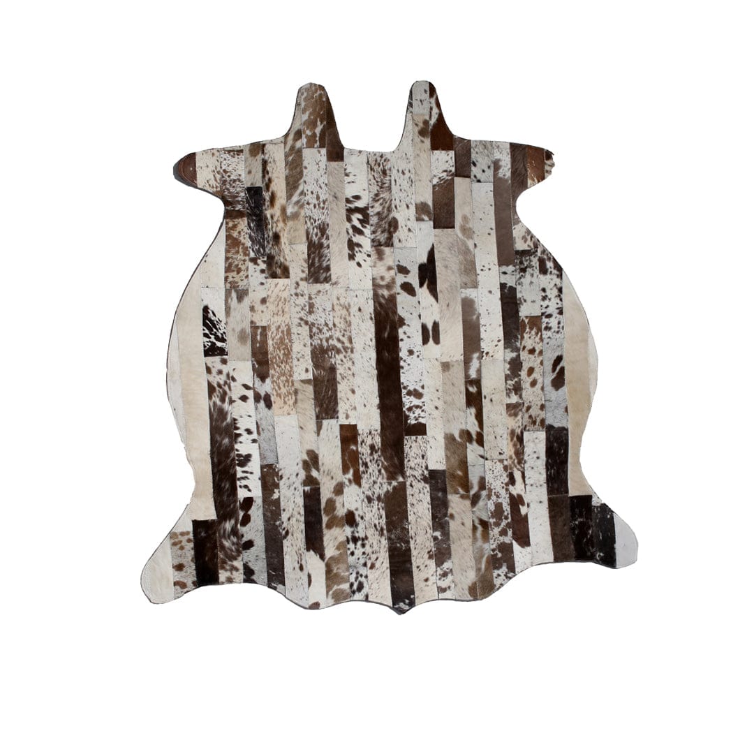 Cow Skin Patchwork Rug 3x5 ft