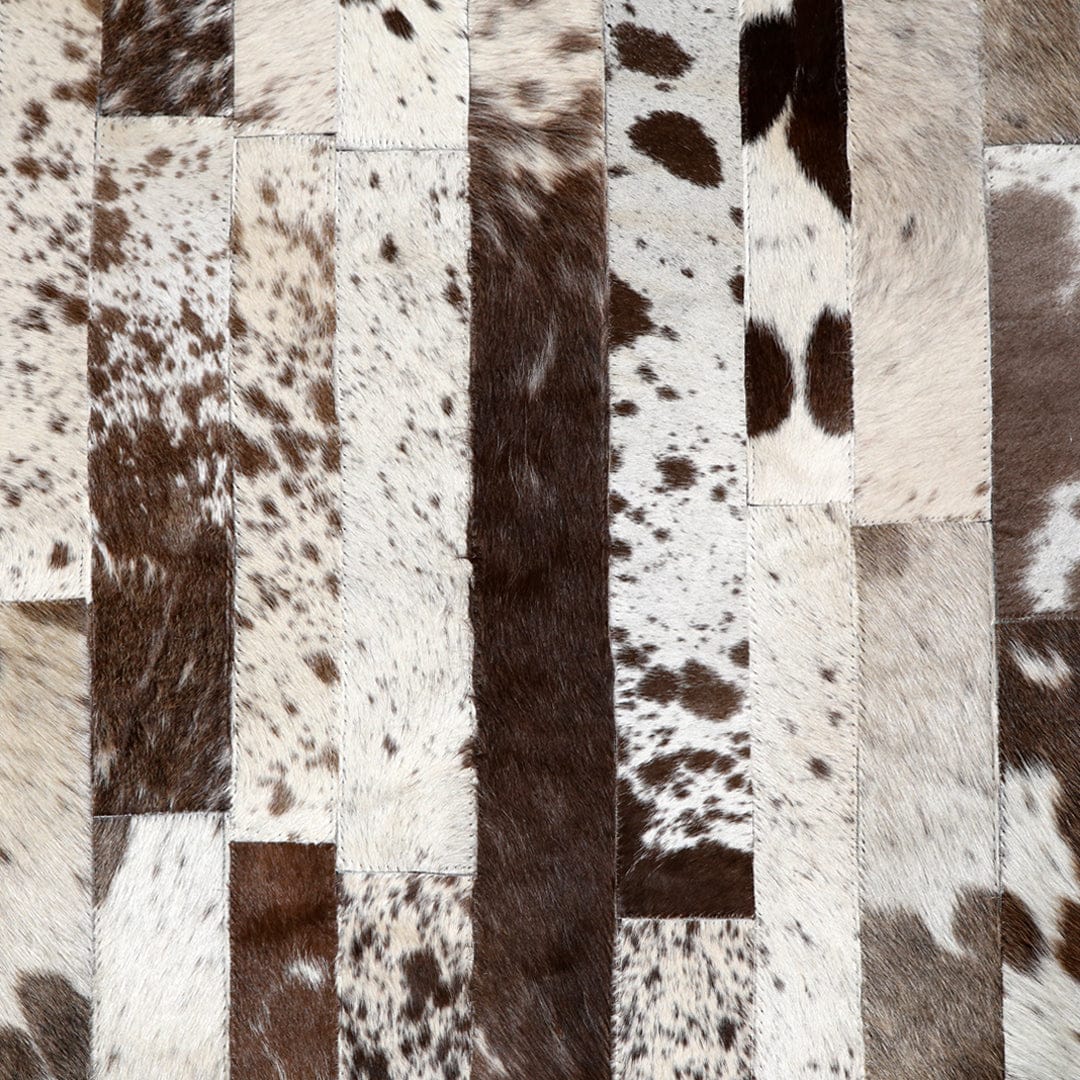 Cow Skin Patchwork Rug 3x5 ft