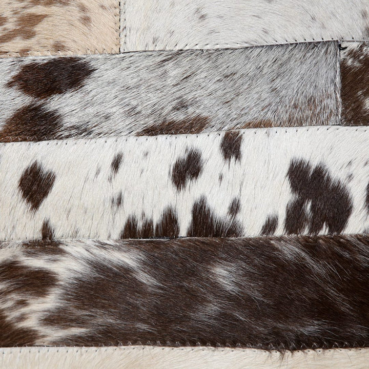 Cow Skin Patchwork Rug 3x5 ft