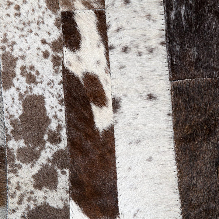 Cow Skin Patchwork Rug 3x5 ft