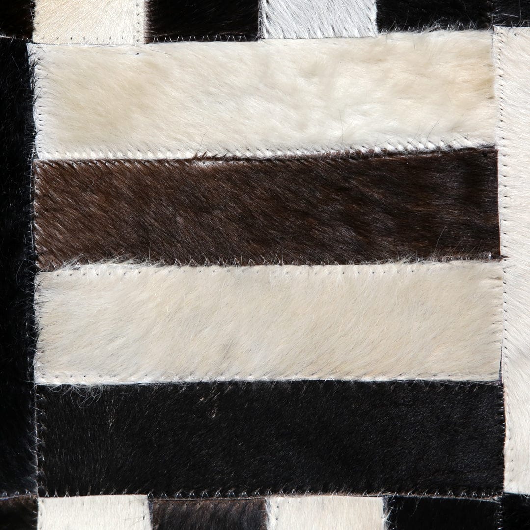 Cow Skin Patchwork Rug 3x5 ft