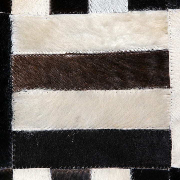 Cow Skin Patchwork Rug 3x5 ft
