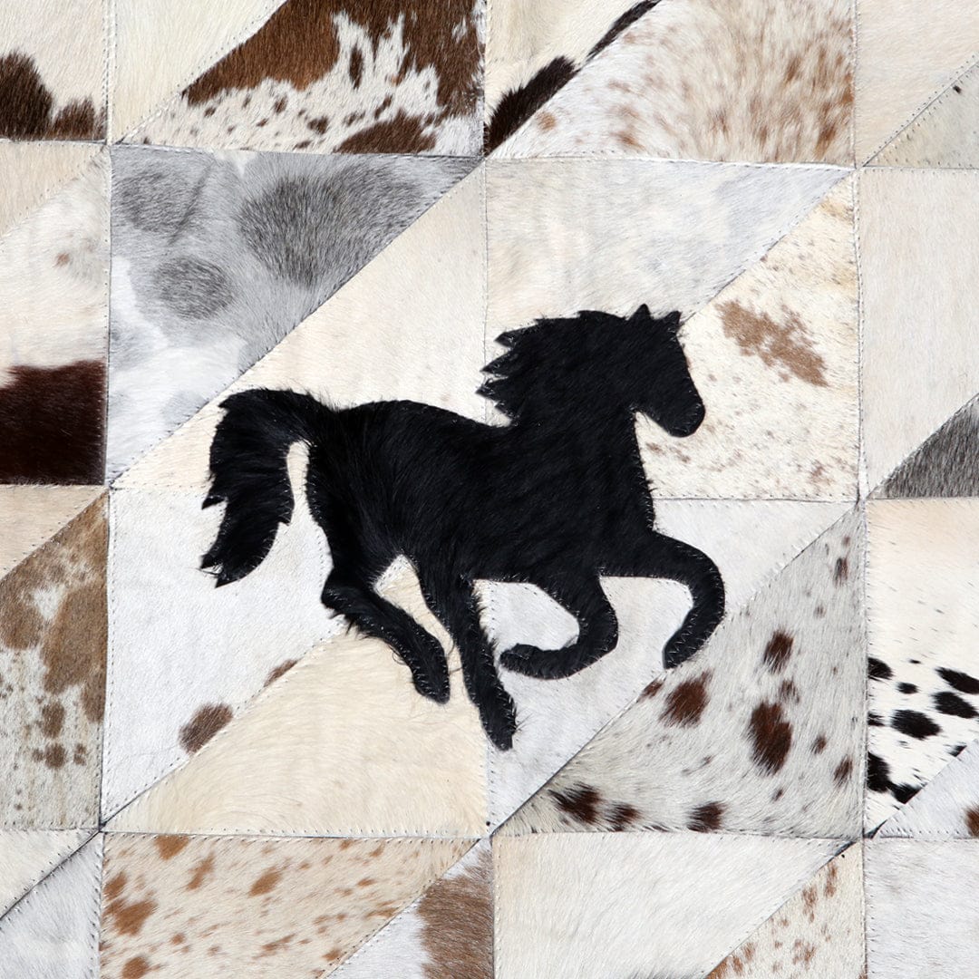 Cow Skin Patchwork Rug 3x5 ft – Gaba Official Rug Store Online In ...