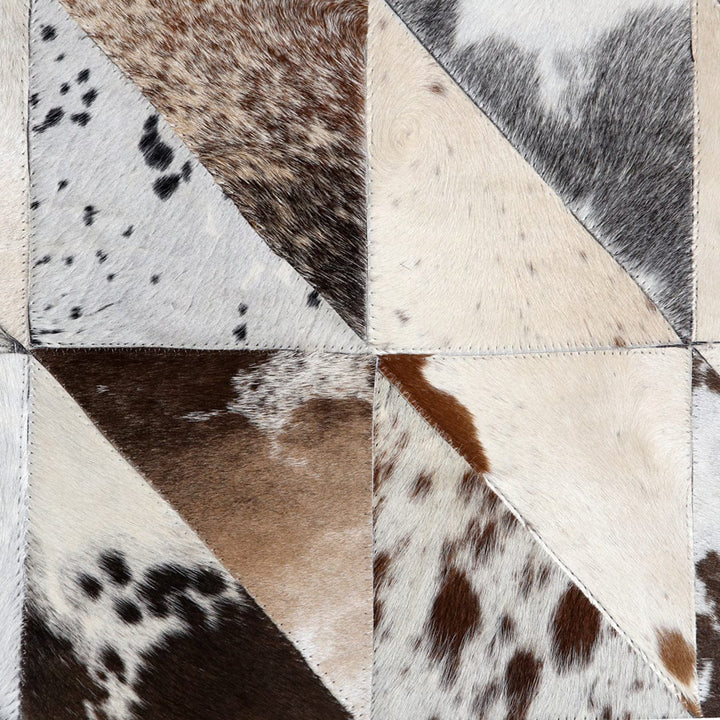 Cow Skin Patchwork Rug 3x5 ft